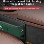 Luxury Car Seat Crevice Organizer with Chamois Fur – Fits Mercedes-Benz, BMW, Audi 9 3423 dd044c