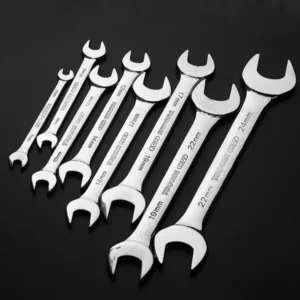 3PCS Double-Headed Open-End Wrench Set - Auto Repair Tool for Mitsubishi, Mazda & Honda