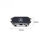 Magnetic Car Phone Holder 360 Rotatable Stand for Mercedes Benz 7 3720 acbb5e