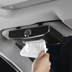 Luxury Leather Car Tissue Box for BMW, Mercedes, Toyota