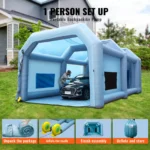 Inflatable Paint Booth with Blowers – Ideal for Ford, Toyota, and Honda 7 385 89e469