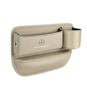 Car Seat Gap Storage Box with Cup Holder for Mercedes-Benz C-Class, E-Class, GLC