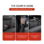 Universal PU Leather Car Seat Gap Organizer with Cup Holder - Fits Toyota, Ford, Honda 7 4174 255b19