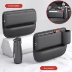 Universal PU Leather Car Seat Gap Organizer with Cup Holder - Fits Toyota, Ford, Honda 4 4174 6e2576