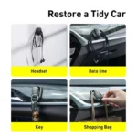 2pcs Car Clips Auto Fastener Vehicle Hooks Organizer for Hyundai, Chrysler, Lamborghini 8 4298 3b2a74