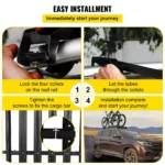 Universal Aluminum Roof Rack for Cars for Chevrolet, Chrysler, and Audi 6 4329 753b41