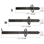 3-Size Black Storage Straps – Heavy-Duty Cord & Hose Organizer for Ford, Toyota, Honda 8 4448 d25fec