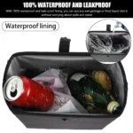 Large Capacity Car Trash Can - 8.5L Waterproof Organizer for Honda, Toyota & Ford 6 4513 181159