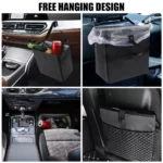 Large Capacity Car Trash Can - 8.5L Waterproof Organizer for Honda, Toyota & Ford 5 4513 62202f