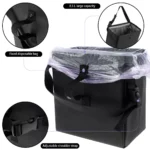 Large Capacity Car Trash Can - 8.5L Waterproof Organizer for Honda, Toyota & Ford 7 4513 e600ba
