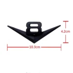 3D Metal V8 Engine Badge Emblem Sticker for Ford, BMW, Toyota 7 4807 090369