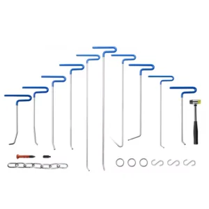 20 Pcs Paintless Dent Repair Rods Tool Kit for Chevy, Mazda, Hyundai - Hail Damage Removal