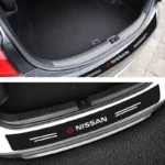 Carbon Fiber Rear Bumper Protector Sticker for Nissan X-Trail, Qashqai, Juke 6 4870 9e384a