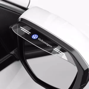 2Pc Car Rear View Mirror Rain Shield Visor for Volkswagen Passat, Jetta, Tiguan