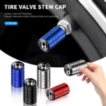 4Pcs Aluminum Tire Valve Caps for Honda Civic, Accord, CR-V – Anti-Leak & Stylish 4 5130 90f8a9