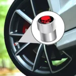 4Pcs Skull Tire Valve Stem Caps – Universal Fit for Ford, Toyota, Honda 7 5145 87158c