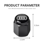 3D Metal Tire Valve Caps for Audi, BMW & Mercedes 8 5241 3731bd