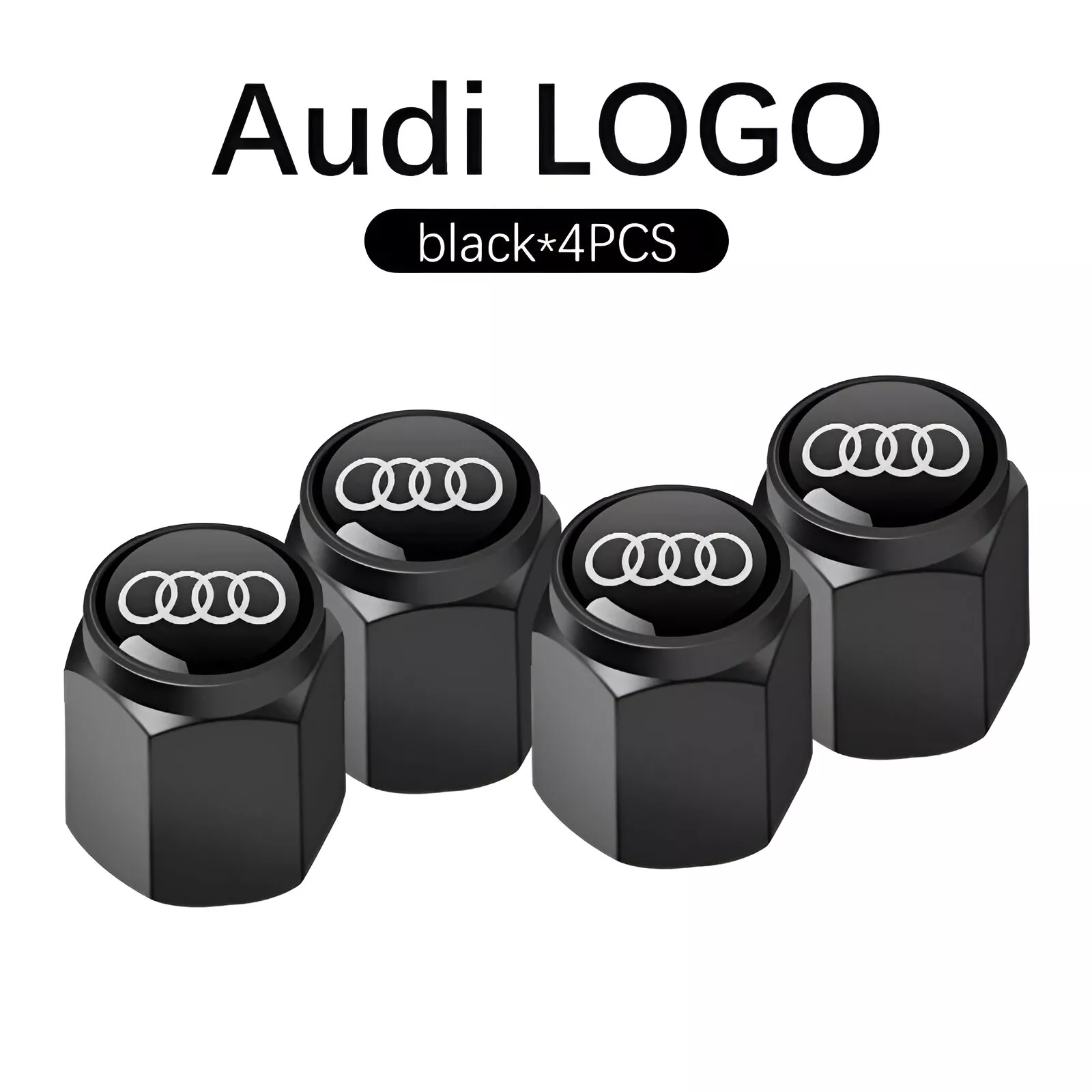 4PC Audi Black