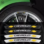 4PCS Wheel Rim Stickers for Chevrolet Cruze, Camaro & Malibu – Stylish Car Decals 4 5279 15e1c4