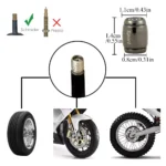 Universal Sport Metal Tire Valve Stem Caps for Car, SUV & Truck 6 5326 caa55e