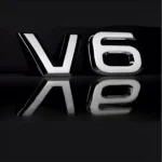 3D Metal Chrome V6 V8 Car Logo Emblem Sticker for Subaru, Jeep, Lexus 4 5367 006d8c
