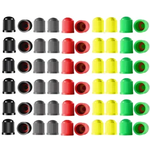 20Pcs Universal Tire Valve Stem Caps - Fits Ford, Toyota, Honda, and More
