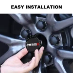 4pcs 56mm Car Wheel Center Cover Stickers for Nissan Tiida, Juke, X-Trail 5 5855 a89e89