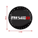 4pcs 56mm Car Wheel Center Cover Stickers for Nissan Tiida, Juke, X-Trail 8 5855 e2da45