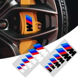 6pcs Sport Car Brake Caliper Stickers for BMW X1 X2 X3 E36 E46 E60 E90 F30 F20