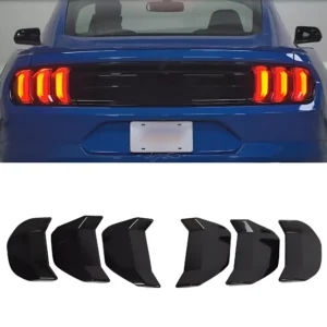 Smoked Black Taillight Covers for Ford Mustang