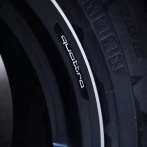 3D Aluminum Wheel Rim Stickers for Audi A3 A4 A6, BMW, Mercedes - 4PCS