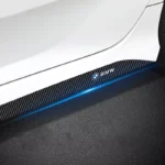 BMW Car Side Skirt Decals – Carbon Fiber Styling Stripes for F10, F30, G20 5 6192 8c8800