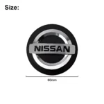60mm Car Wheel Hub Cap Badge for Nissan, Juke, X-Trail - Set of 4 7 6222 ad47f2