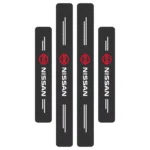 4pcs Carbon Fiber Car Door Sill Stickers for Nissan, Juke, Altima 8 6233 667870