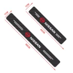 4pcs Carbon Fiber Car Door Sill Stickers for Nissan, Juke, Altima 7 6233 d32533