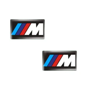 M Emblem Steering Wheel Badge Sticker Set for BMW