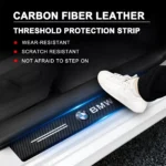 Carbon Fiber Car Door Sill Protector Stickers for BMW 3 5 7 Series, X3, X5 5 6520 fb660c