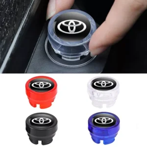 Car Cigarette Lighter Cover for Toyota Corolla, Rav4, Auris, CHR – Dustproof, Carbon Fiber Style