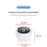 Car Cigarette Lighter Cover for Toyota Corolla, Rav4, Auris, CHR – Dustproof, Carbon Fiber Style 7 6541 cd9d02
