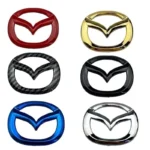 Car Steering Wheel Sticker for Mazda 3, CX-5, CX-3, Atenza, Demio - Emblem Badge Decal 5 6563 686890