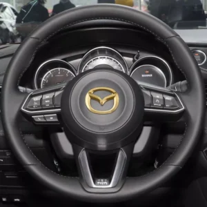 Car Steering Wheel Sticker for Mazda 3, CX-5, CX-3, Atenza, Demio - Emblem Badge Decal