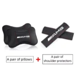 Mercedes-Benz AMG Seat Belt Shoulder Pads & Neck Pillows – Breathable & Safe 8 6740 c21761