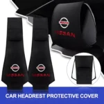 Premium Memory Foam Car Headrest Cover for Nissan Nismo, X-Trail, Qashqai 4 6748 f2ecf8