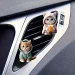 Cute Cat Acrylic Car Vent Clip Aromatherapy for Toyota, Honda, Ford 5 6757 ae7513