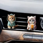 Cute Cat Acrylic Car Vent Clip Aromatherapy for Toyota, Honda, Ford 3 6757-f59052.webp