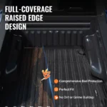 Truck Bed Mat for 2022-2024 Ford Maverick, 5 FT TPE Liner, Non-Slip 4 6816 f6f1ba