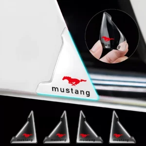 2Pcs Car Door Corner Silicone Protector for Ford Mustang Shelby GT500 GT350