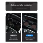 Car Sun Visor Glasses Clip & Card Holder for Porsche Cayenne, Panamera, Taycan 7 7000 a484a3