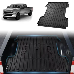 Truck Bed Mat for Ford F250/F350 (2017-2024), 6.8 FT Bed Liner, Non-Slip TPE