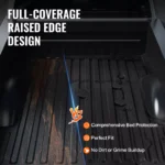 Truck Bed Mat for Ford F250/F350 (2017-2024), 6.8 FT Bed Liner, Non-Slip TPE 4 7106 8224a2
